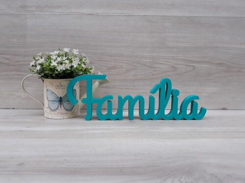 Palavra de mesa em MDF - Família linha GH