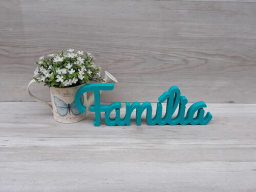 Palavra de mesa em MDF - Família linha GH