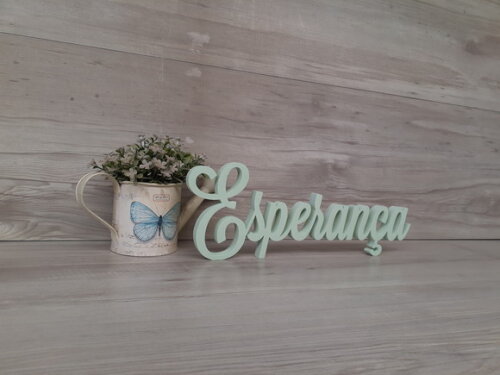Palavra De Mesa Em Mdf Esperança - Linha Ls