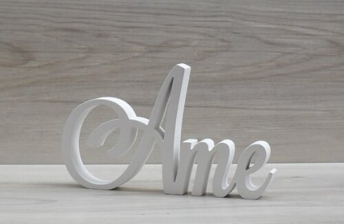 Palavra Decorativa Ame Mod LS