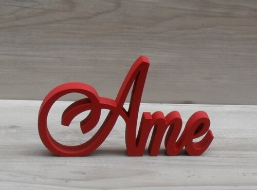 Palavra Decorativa Ame Mod LS