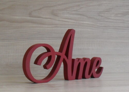 Palavra Decorativa Ame Mod LS