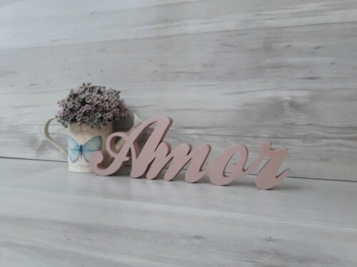 Palavra decorativa Amor - clássico