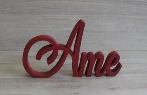 Palavra Decorativa Ame Mod LS