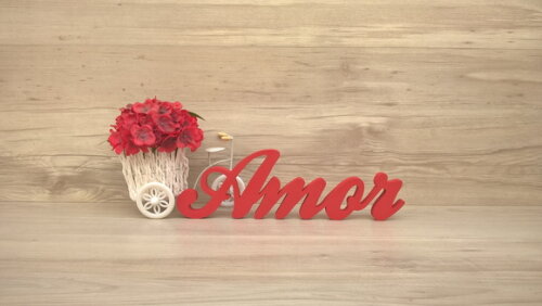 Palavra Decorativa Amor - Clássico