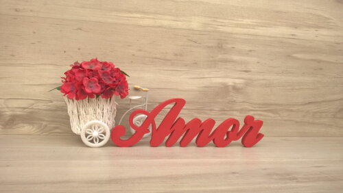 Palavra Decorativa Amor - Clássico