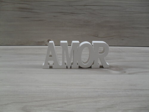 Palavra decorativa AMOR - linha BK