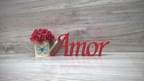 Palavra Decorativa Amor - Mod Ms
