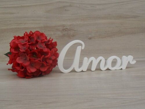 Palavra Decorativa Amor Mod. AS