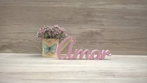 Palavra Decorativa Amor Mod. AS