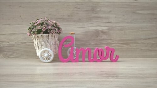 Palavra Decorativa Amor Mod. Gh