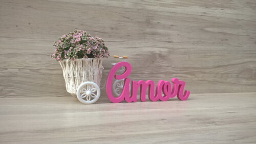 Palavra Decorativa Amor Mod. Gh