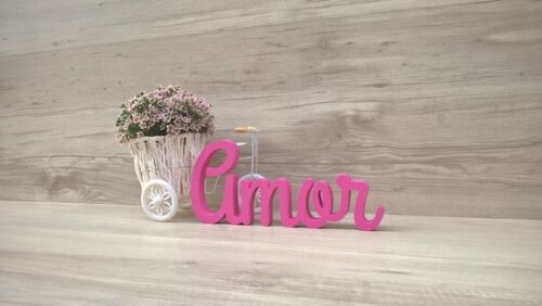 Palavra Decorativa Amor Mod. Gh