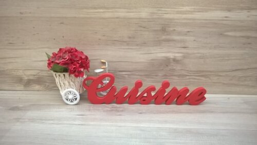 Palavra Decorativa Cuisine - Clássico