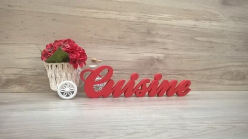 Palavra Decorativa Cuisine - Clássico
