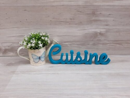 Palavra decorativa Cuisine - Linha GH