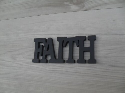Palavra Decorativa de Parede - Faith