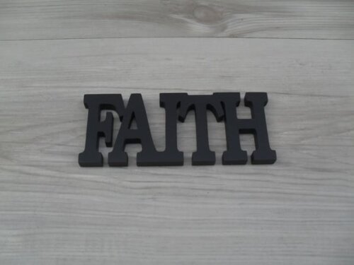 Palavra Decorativa de Parede - Faith