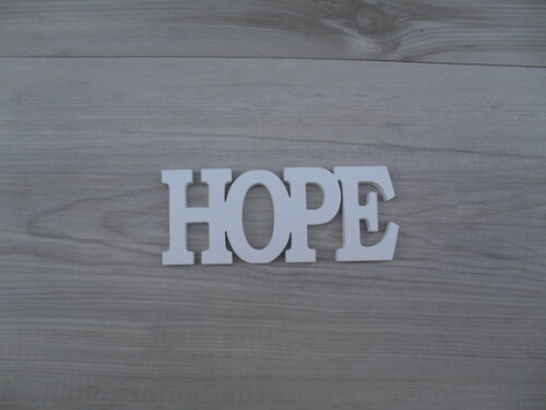 Palavra Decorativa de Parede - HOPE