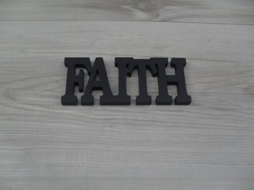 Palavra Decorativa de Parede - Faith