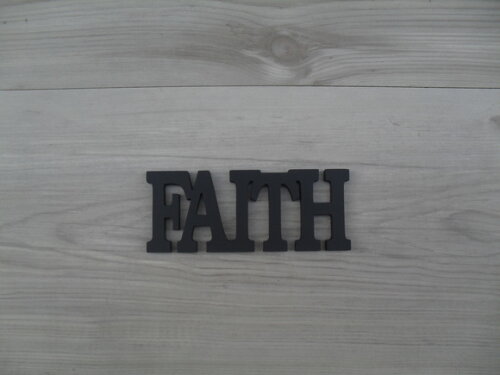 Palavra Decorativa de Parede - Faith