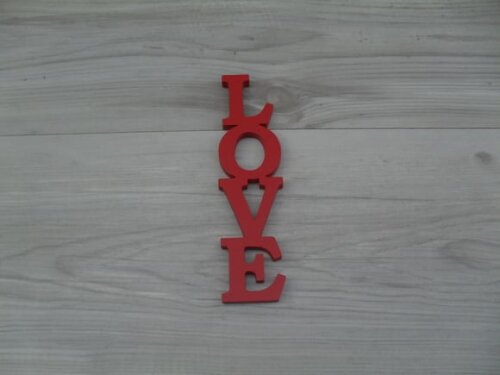 Palavra Decorativa de Parede - Love