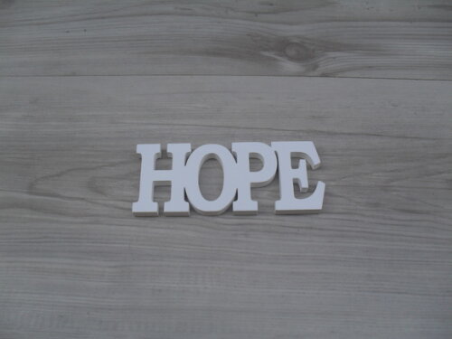 Palavra Decorativa de Parede - HOPE