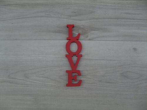Palavra Decorativa de Parede - Love