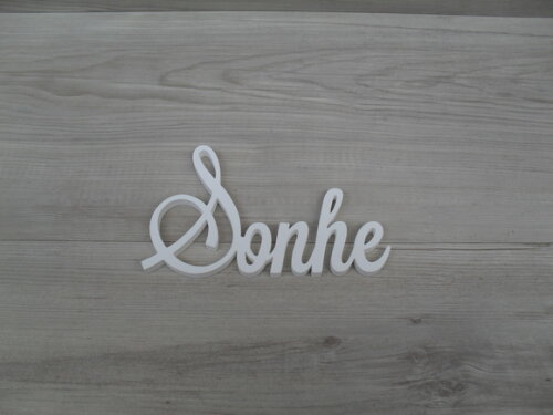 Palavra Decorativa de Parede - Sonhe