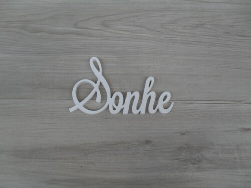 Palavra Decorativa de Parede - Sonhe