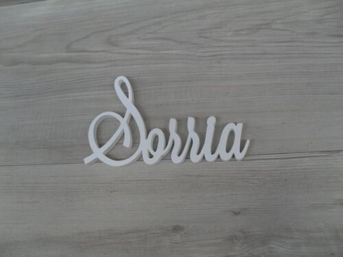 Palavra Decorativa de Parede - Sorria