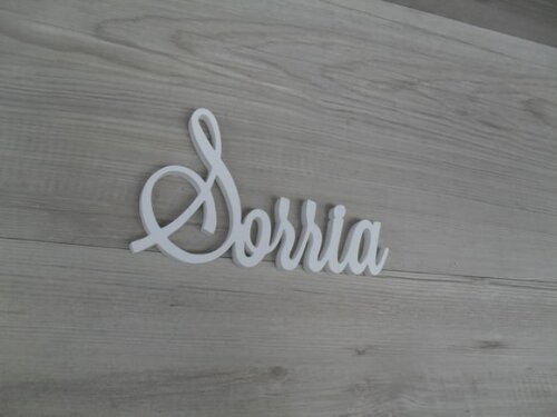 Palavra Decorativa de Parede - Sorria