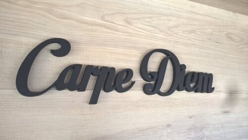 Palavra Decorativa de Parede Carpe Diem