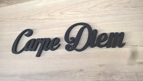 Palavra Decorativa de Parede Carpe Diem
