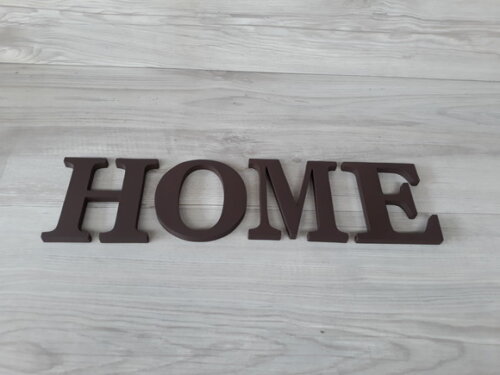 Palavra Decorativa de Parede HOME - Linha BS