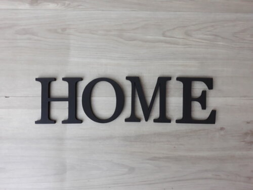 Palavra Decorativa de Parede HOME - Linha BS
