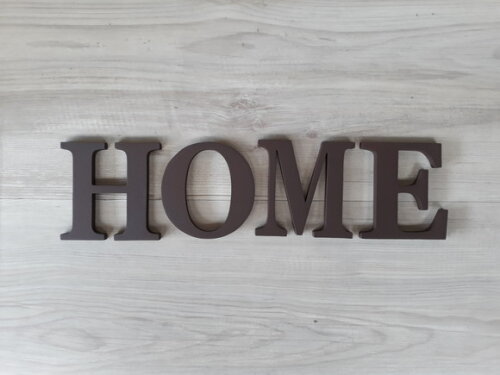 Palavra Decorativa de Parede HOME - Linha BS