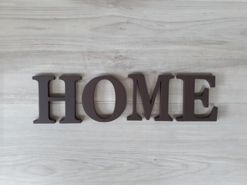 Palavra Decorativa de Parede HOME - Linha BS