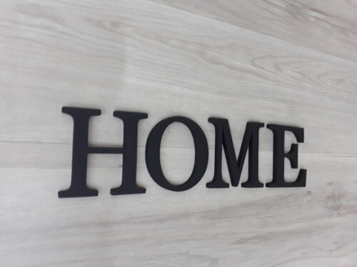 Palavra Decorativa de Parede HOME - Linha BS