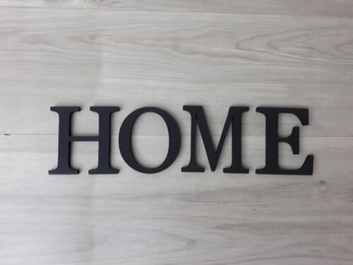 Palavra Decorativa de Parede HOME - Linha BS