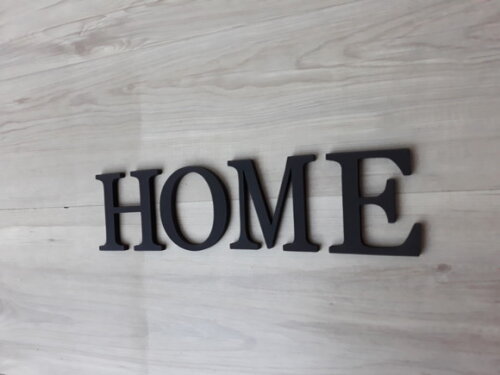 Palavra Decorativa de Parede HOME - Linha BS