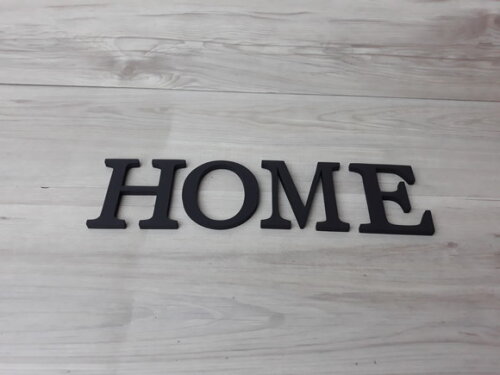 Palavra Decorativa de Parede HOME - Linha BS