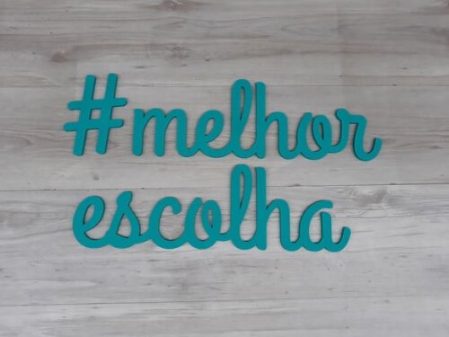 Palavra Decorativa de Parede PERSONALIZADA- # melhor escolha