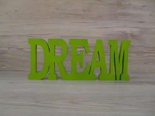 Palavra decorativa DREAM - linha BK M