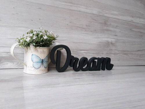 Palavra decorativa Dream- linha GH