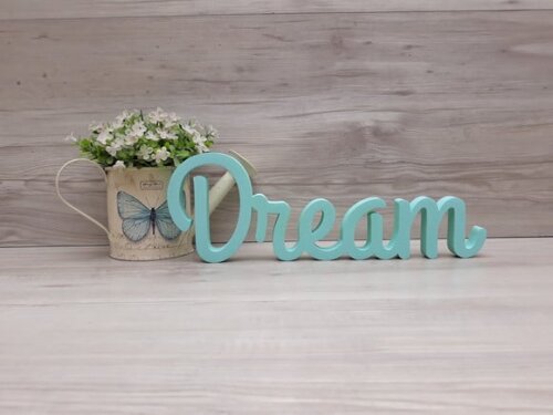 Palavra decorativa Dream- linha GH