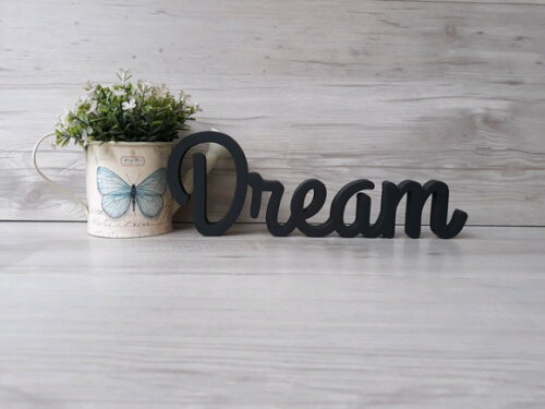 Palavra decorativa Dream- linha GH