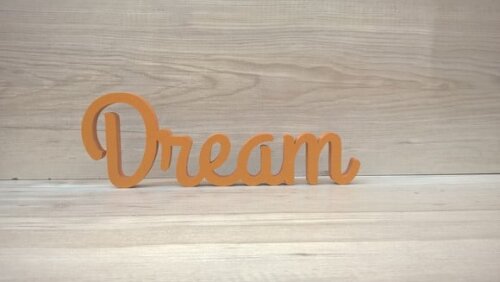 Palavra decorativa Dream- linha GH