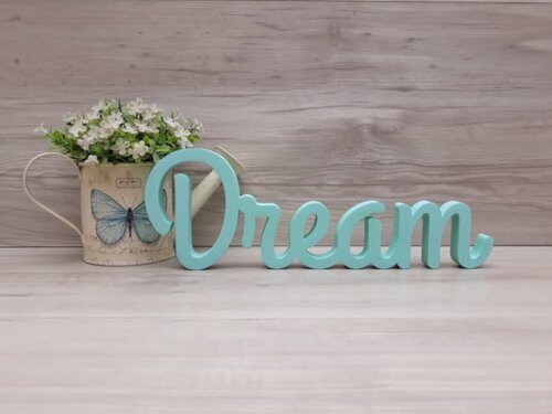 Palavra decorativa Dream- linha GH