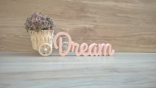 Palavra decorativa Dream- linha GH